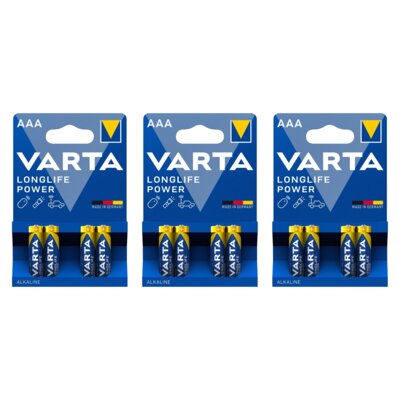 Baterie AAA LR3 VARTA Longlife Power (12 szt.)