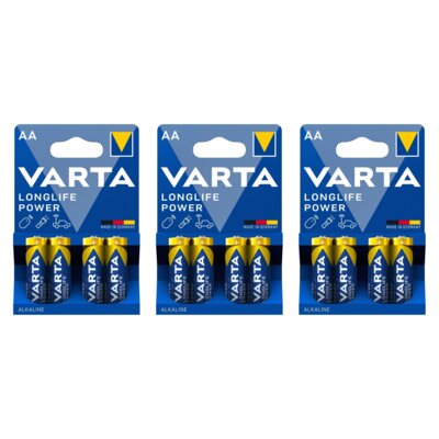 Baterie AA LR6 VARTA Longlife Power (12 szt.)