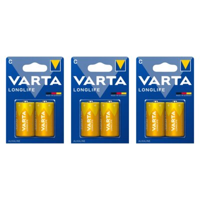 Baterie C LR14 VARTA Longlife (6 szt.)