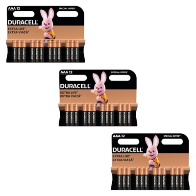 Baterie AAA LR3 DURACELL Basic (36 szt.)