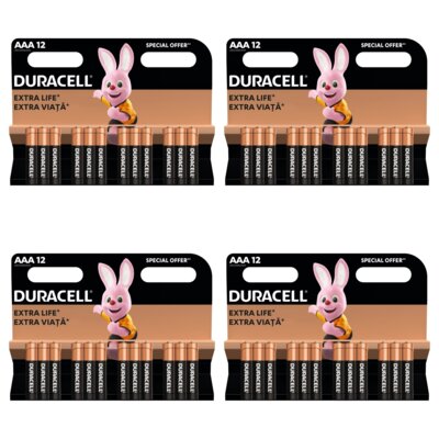 Baterie AAA LR3 DURACELL Basic (48 szt.)