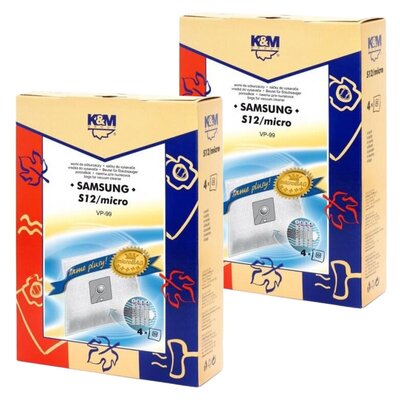 Worek do odkurzacza K&M S12 Micro (8 sztuk)