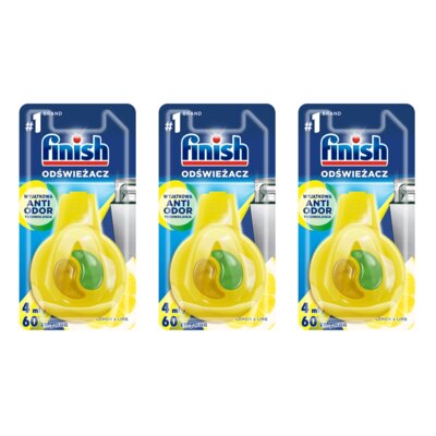 Odświeżacz do zmywarek FINISH Cytryna i limonka 3 szt.
