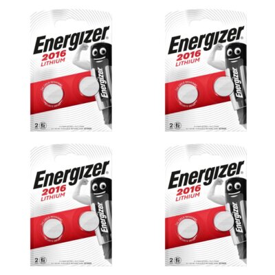 Baterie CR2016 ENERGIZER (8 szt.)