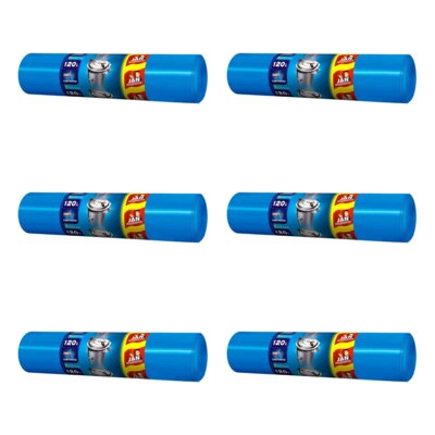 Worki na śmieci JAN NIEZBĘDNY ZZAJAN360 120L (150 sztuk) Niebieski