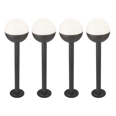 Lampa ogrodowa GOLDLUX Ulsa 311641 Czarny 4 szt.