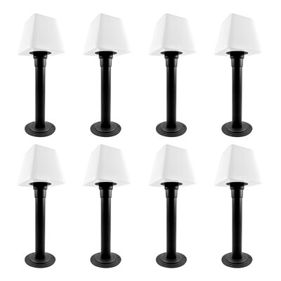 Lampa ogrodowa GOLDLUX Giza 312273 Czarny 8 szt.