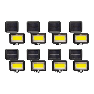 Naświetlacz solarny GOLDLUX LED Duo z czujnikiem PIR zmierzchowo-ruchowym 8 szt.