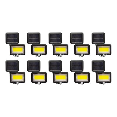 Naświetlacz solarny GOLDLUX LED Duo z czujnikiem PIR zmierzchowo-ruchowym 10 szt.