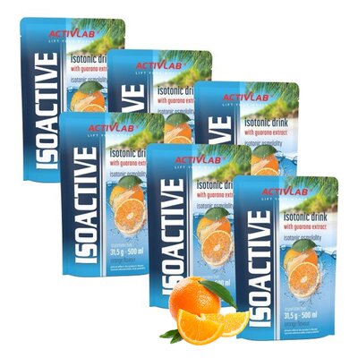 Izotonik ACTIVLAB Isoactive Gorzka pomarańcza (6 x 31.5 g)