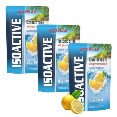 Izotonik ACTIVLAB Isoactive Cytryna (3 x 31.5 g)