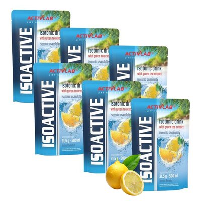 Izotonik ACTIVLAB Isoactive Cytryna (6 x 31.5 g)