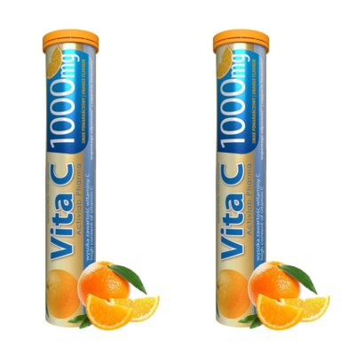 Witamina C ACTIVLAB Vita C Pomarańczowy (2 x 20 tabletek)