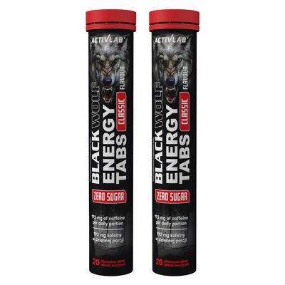 Przedtreningówka ACTIVLAB Black Wolf Energy Tabs (40 tabletek)