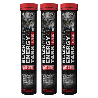 Przedtreningówka ACTIVLAB Black Wolf Energy Tabs (60 tabletek)
