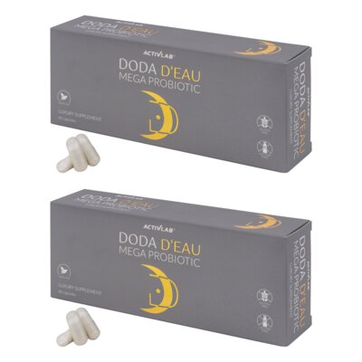 Suplement na trawienie ACTIVLAB Doda D'eau Mega probiotic (2 x 60 kapsułek)