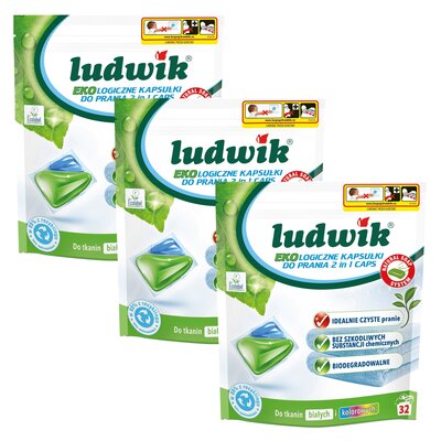 Kapsułki do prania LUDWIK 2in1 EKOlogiczny 96 szt.