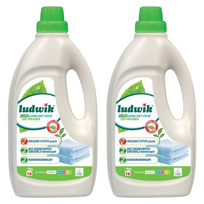 Płyn do prania LUDWIK EKOlogiczny 2 x 1000 ml