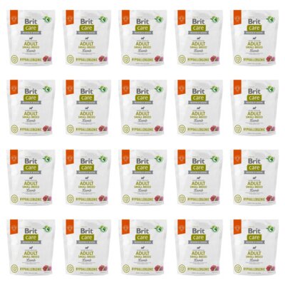 Karma dla psa BRIT Care Hypoallergenic Adult Small Breed Jagnięcina 20 x 1 kg