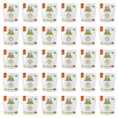 Karma dla psa BRIT Care Hypoallergenic Adult Small Breed Jagnięcina 30 x 1 kg
