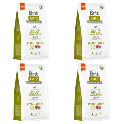 Karma dla psa BRIT Care Hypoallergenic Adult Small Breed Jagnięcina 4 x 7 kg