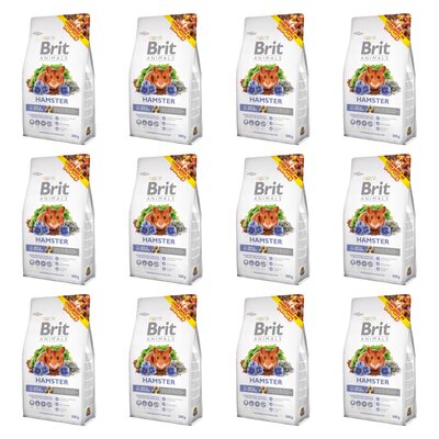 Karma dla gryzoni BRIT Animals Hamster Complete 12 x 300 g
