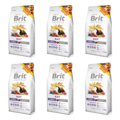 Karma dla gryzoni BRIT Animals Rat Complete 6 x 1.5 kg