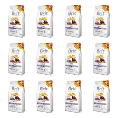 Karma dla gryzoni BRIT Animals Rat Complete 12 x 1.5 kg