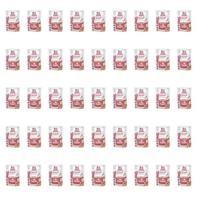 Karma dla kota BRIT CARE Soup z łososiem 45 x 75 g