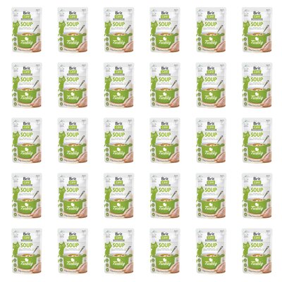 Karma dla kota BRIT CARE Soup z indykiem 30 x 75 g