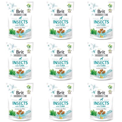 Przysmak dla psa BRIT CARE Insect & Tuna 9 x 200 g