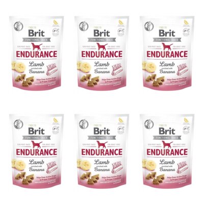 Przysmak dla psa BRIT CARE Dog Functional Snack Endurance Lamb 6 x 150 g