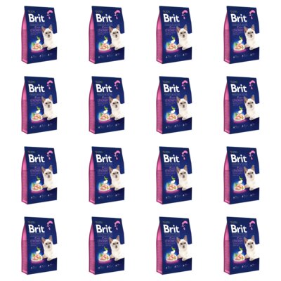 Karma dla kota BRIT Premium By Nature Kurczak 16 x 1.5 kg