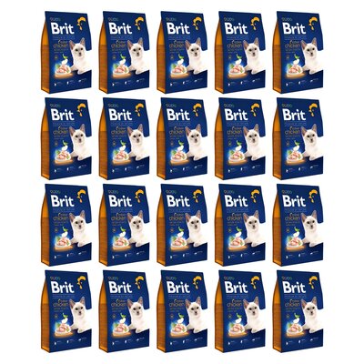 Karma dla kota BRIT Premium By Nature Indoor Kurczak 20 x 300 g