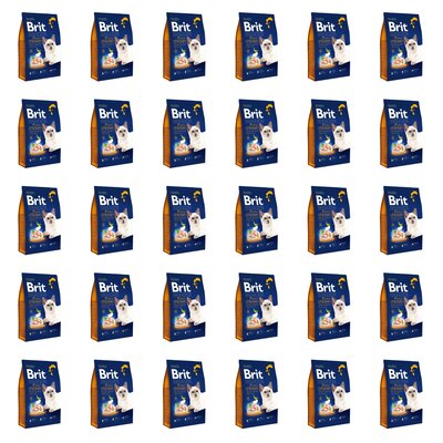 Karma dla kota BRIT Premium By Nature Indoor Kurczak 30 x 300 g