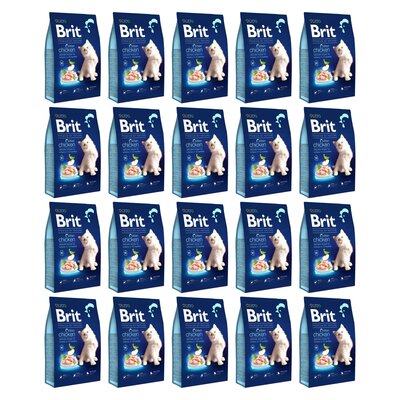 Karma dla kota BRIT Premium By Nature Junior Kurczak 20 x 300 g