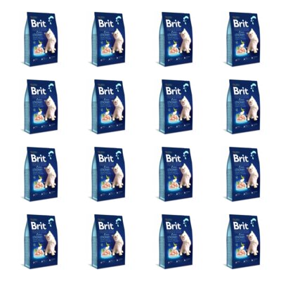 Karma dla kota BRIT Premium By Nature Junior Kurczak 16 x 1.5 kg