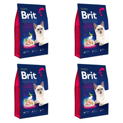Karma dla kota BRIT Premium Sterilized Kurczak 4 x 8 kg