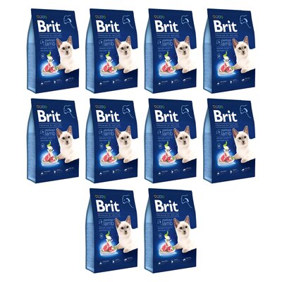 Karma dla kota BRIT Premium By Nature Sterilized Jagnięcina 10 x 300 g