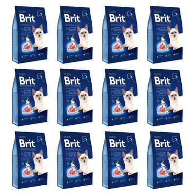 Karma dla kota BRIT Premium by Nature Sterilized Jagnięcina 12 x 800 g
