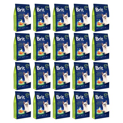 Karma dla kota BRIT Premium By Nature Sterilized Łosoś 20 x 300 g
