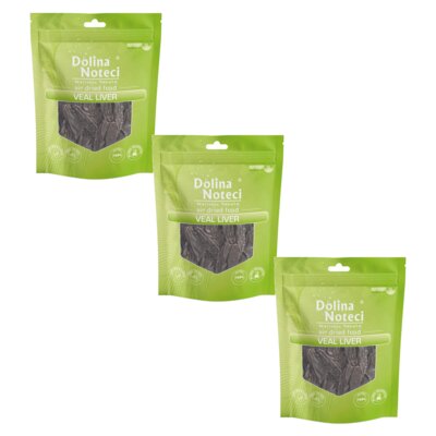 Przysmak dla psa DOLINA NOTECI Natural Treats Wątroba Cielęca 3 x 150 g