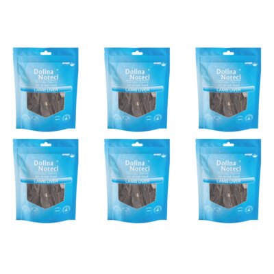 Przysmak dla psa DOLINA NOTECI Natural Treats Wątroba jagnięca 6 x 150 g