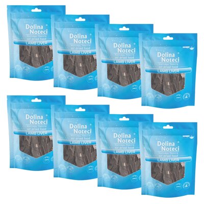 Przysmak dla psa DOLINA NOTECI Natural Treats Wątroba jagnięca 8 x 150 g