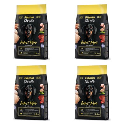 Karma dla psa FITMIN Dog For Life Adult Mini 4 x 2.5 kg