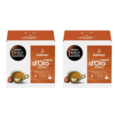 Kapsułki NESCAFE Dallmayr Crema D Oro intensa do ekspresu Nescafe Dolce Gusto (32 szt.)