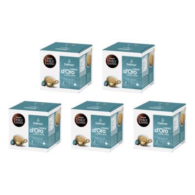 Kapsułki NESCAFE Dallmayr Crema D Oro Caffe Latte do ekspresu Nescafe Dolce Gusto (80 szt.)