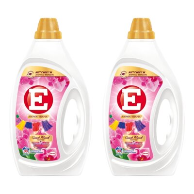 Żel do prania E Aromaterapia Orchidea 2 x 1350 ml do kolorowych tkanin