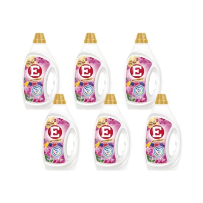 Żel do prania E Aromaterapia Orchidea 6 x 1350 ml do kolorowych tkanin