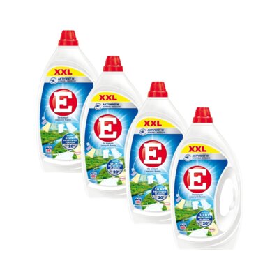 Żel do prania E Do białych i jasnych tkanin 4 x 2970 ml